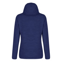 Salewa Hybrid Fleece Jacket Nuvolo Alpinewool with Hood (4-way stretch, warm, breathable) blue Women